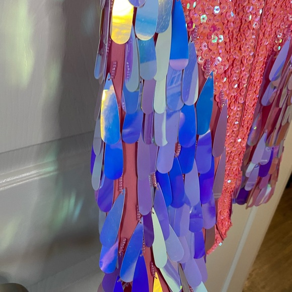 Heyami Electric Pink Disuko Dress NWT US 4 - Picture 10 of 10